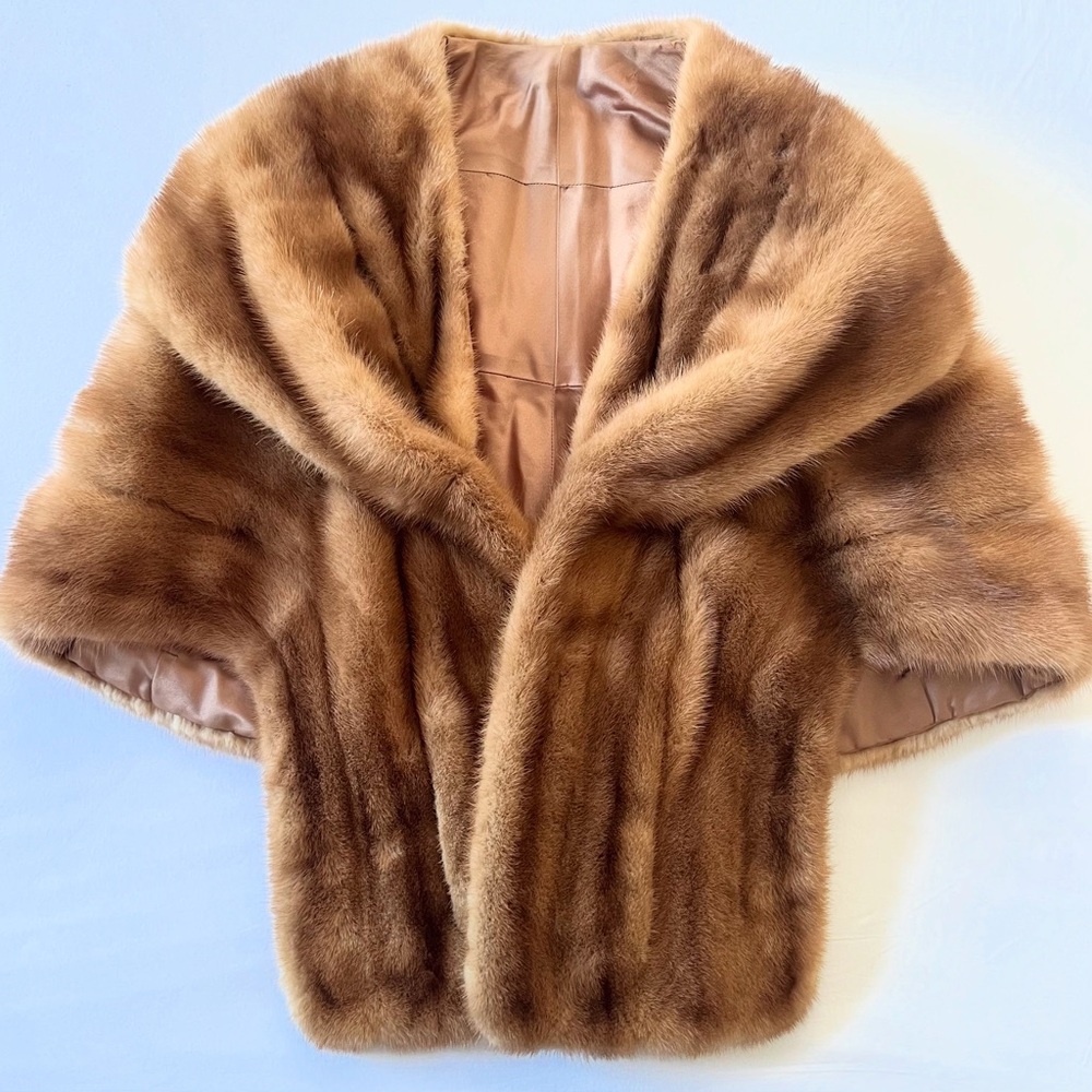 Mink fur stole
